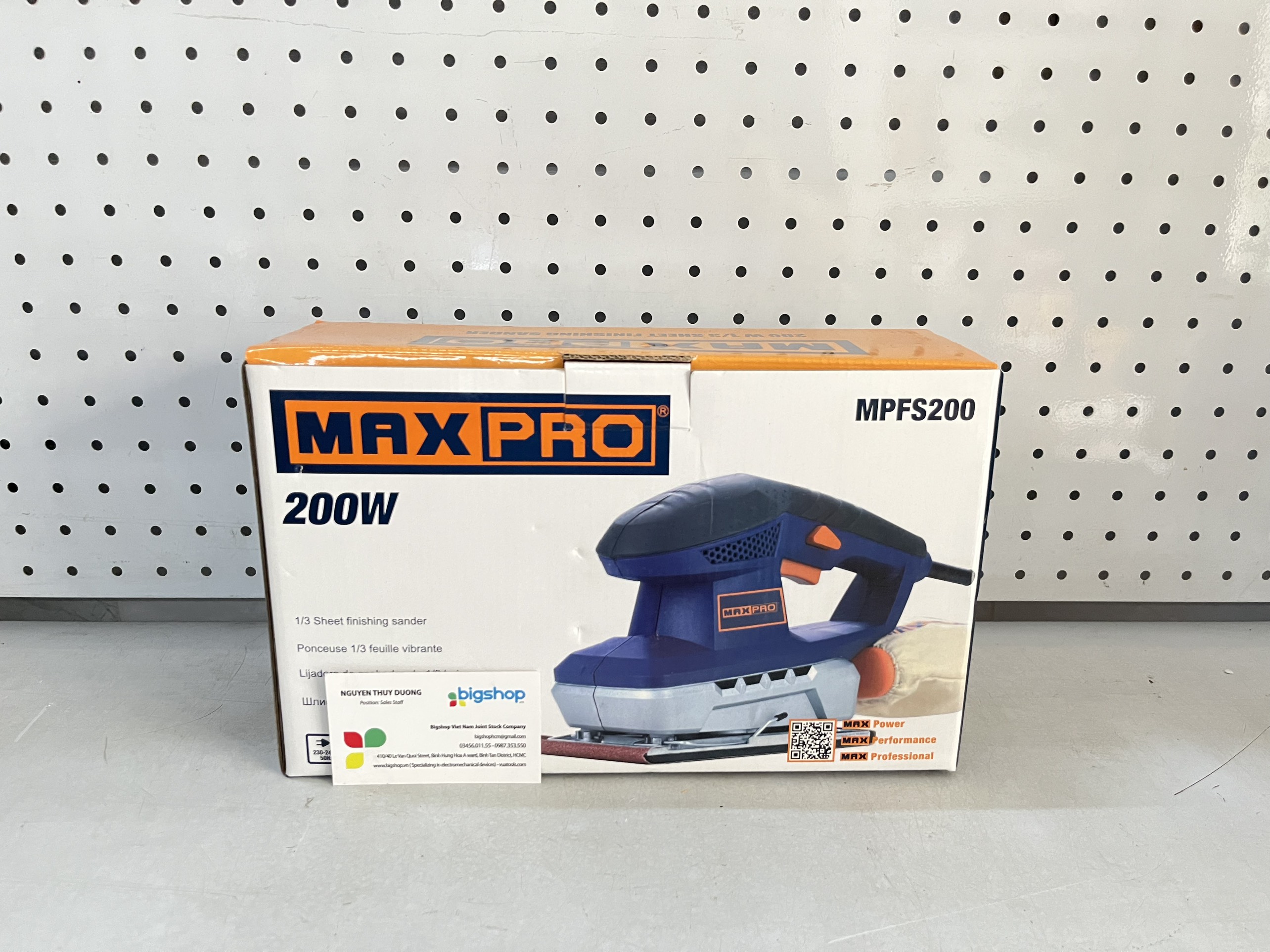 Máy chà nhám chữ nhật Maxpro MPFS 200