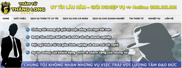 Top 3 công ty cho thuê thám tử uy tín tại Hà Nội