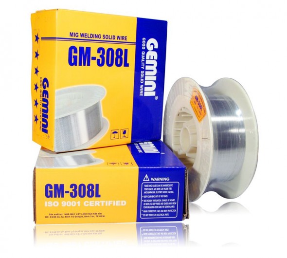 Cuộn dây hàn inox GM-308L GEMINI 5 -8Kg, đủ size (dùng khí)