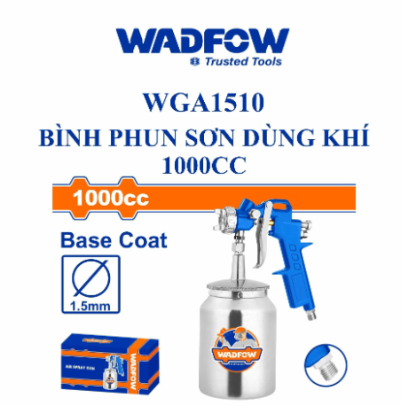 Bình phun sơn dùng khí WADFOW WGA1510 1000cc