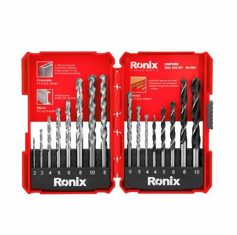 Bộ mũi khoan đa năng Ronix RH-5583 gồm 16 chi tiết