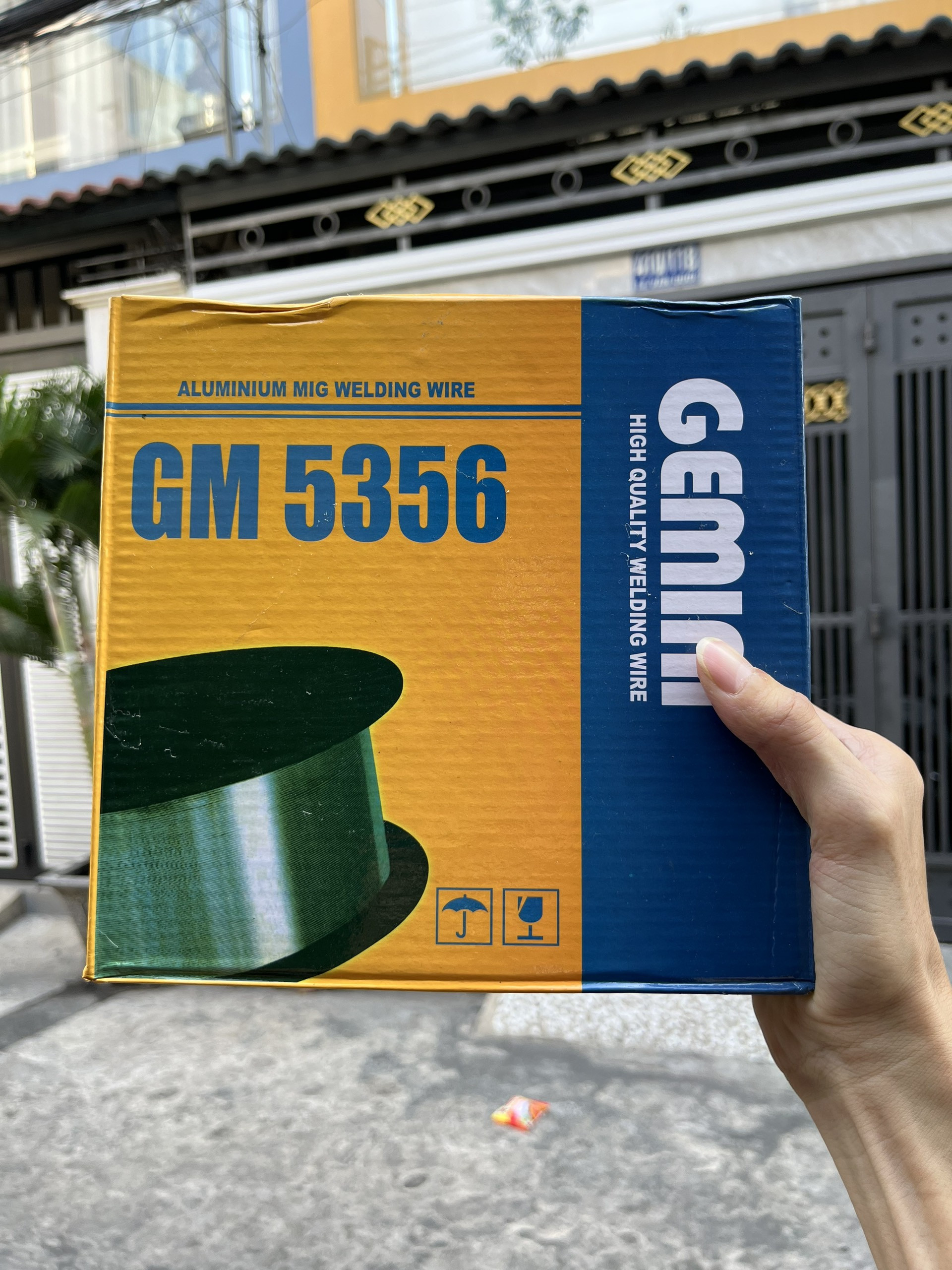 Dây hàn nhôm GM5356 loại 2,6,7kg size 1.0, 1.2mm hãng GEMINI
