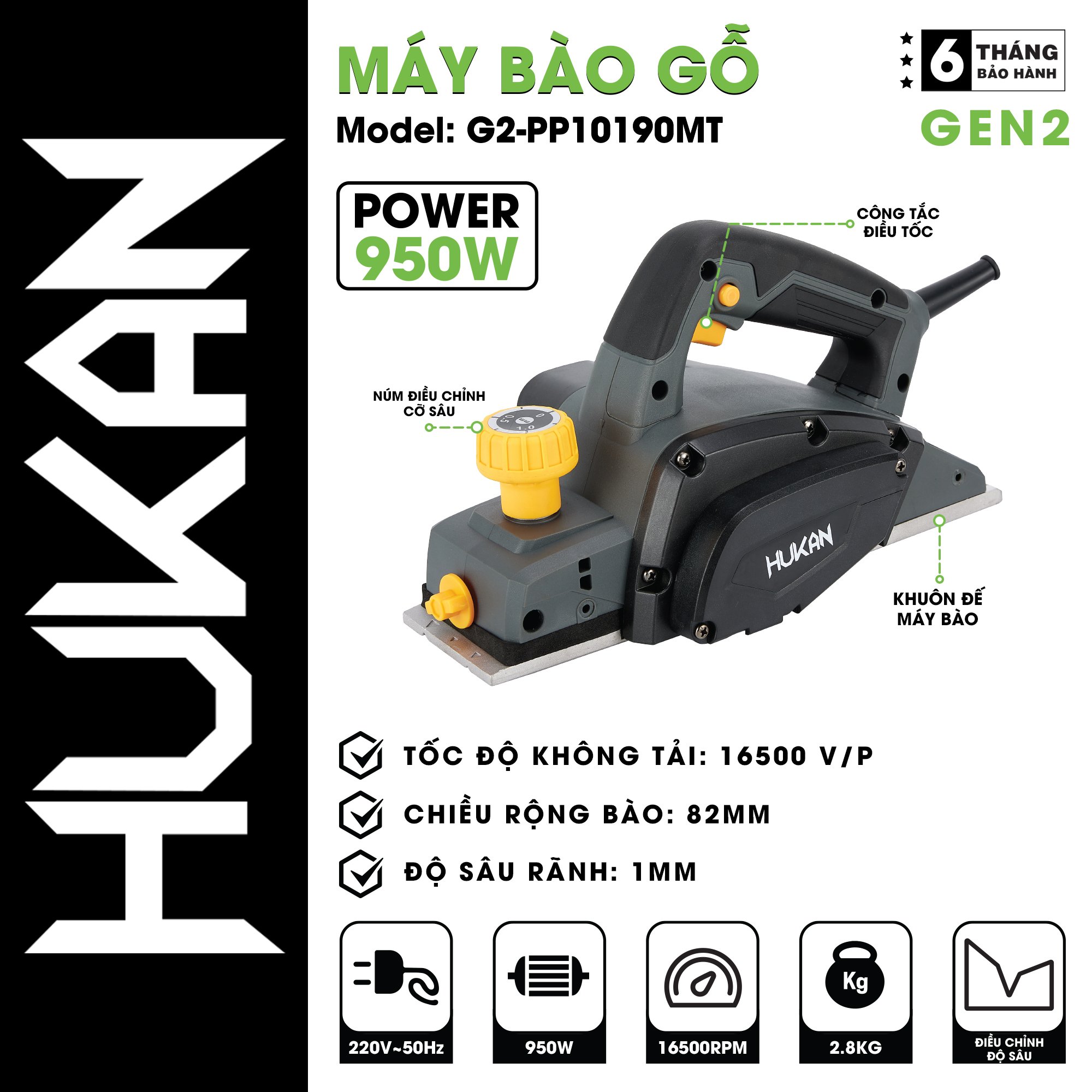 may-bao-go-dung-dien-220V-Hukan-G2-PP10190MT