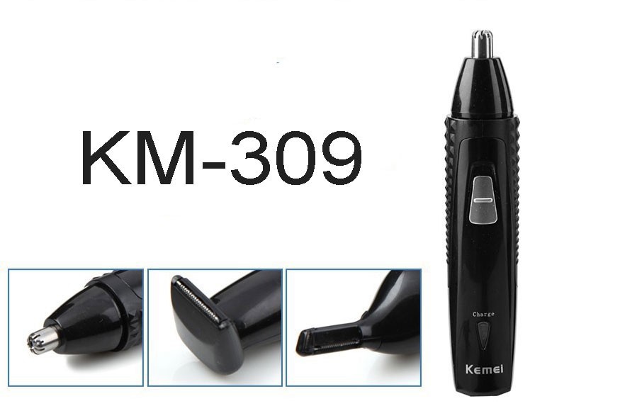 Bộ sản phẩm máy tỉa lông mũi Kemei KM 309