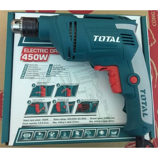 MÁY KHOAN ĐIỆN Total TD205106E