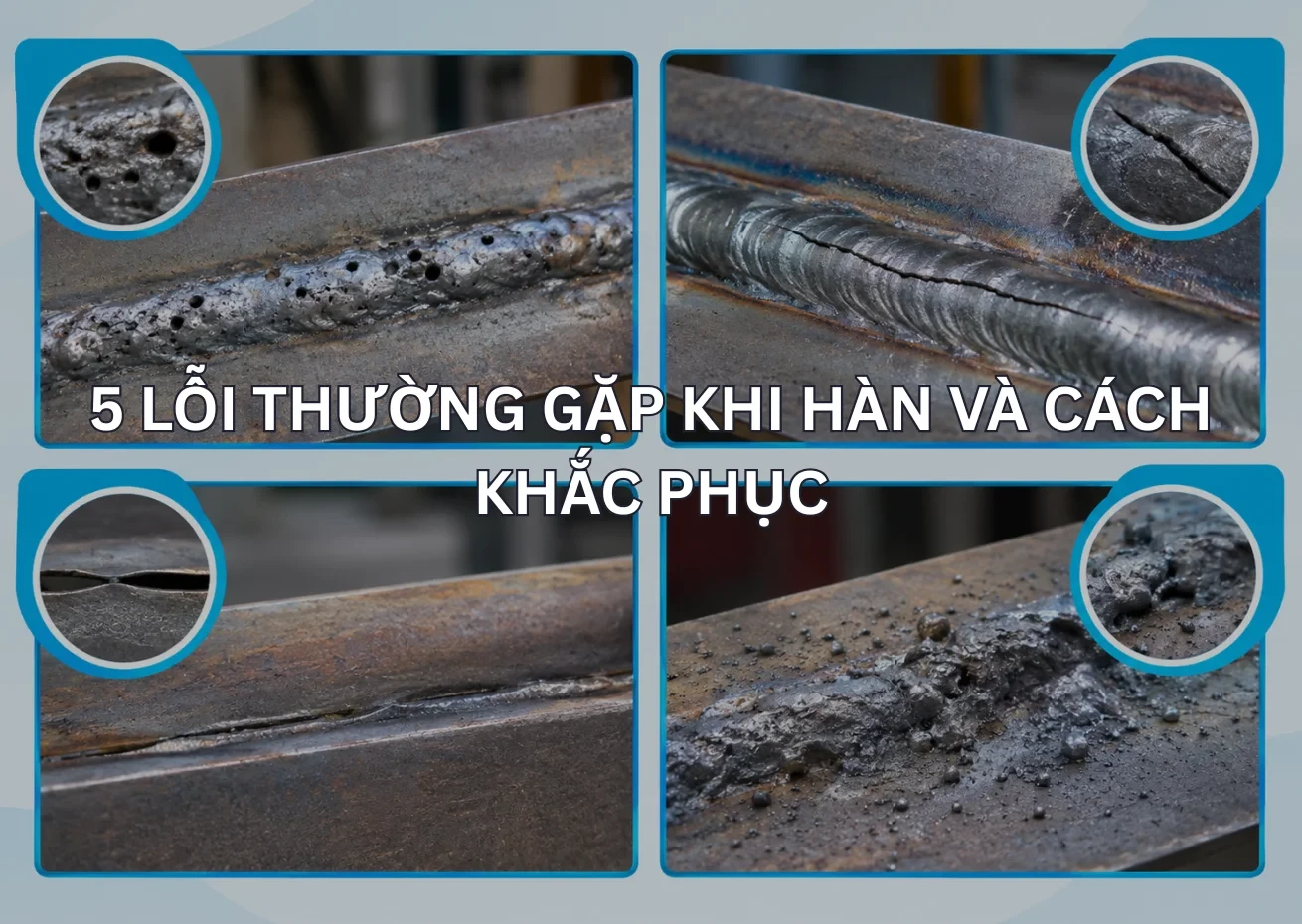 5 Lỗi Thường Gặp Khi Hàn Và Cách Khắc Phục