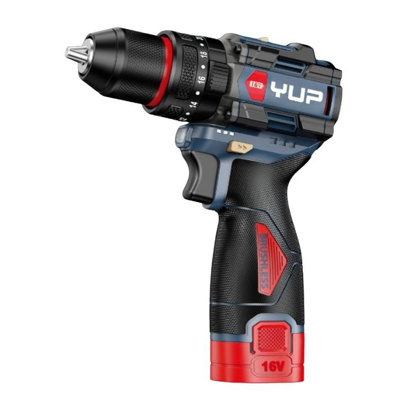 Máy khoan, vít, búa pin 16V YUPAI  YP16 DR10A, 50N