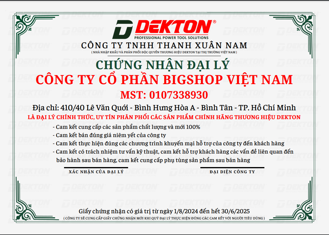 Pin 21V 4AH Dekton thế hệ mới M21-B4015Promax