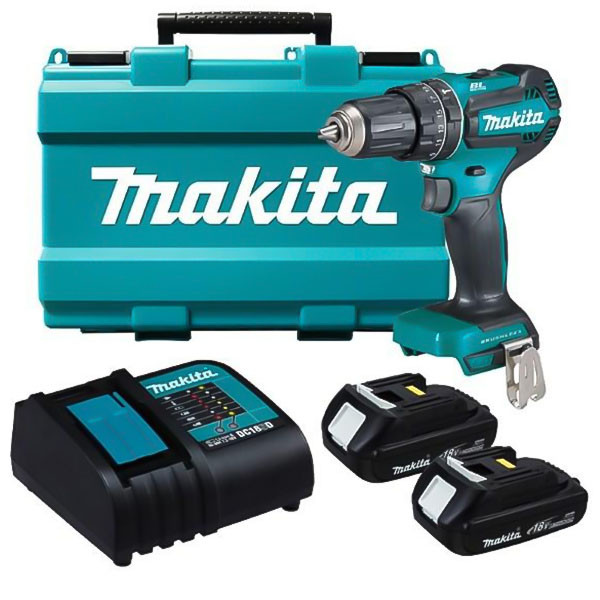 Máy khoan và vặn vít dùng pin Makita DHP485SFE (BL) (2 Pin 3ah)