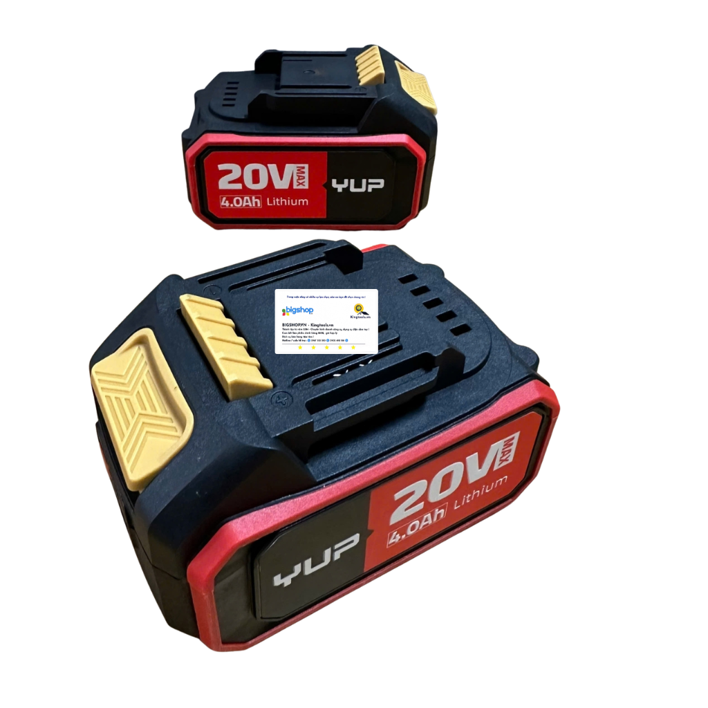 Pin YUPAI YP20 Li40A, chân phổ thông 20V/4AH
