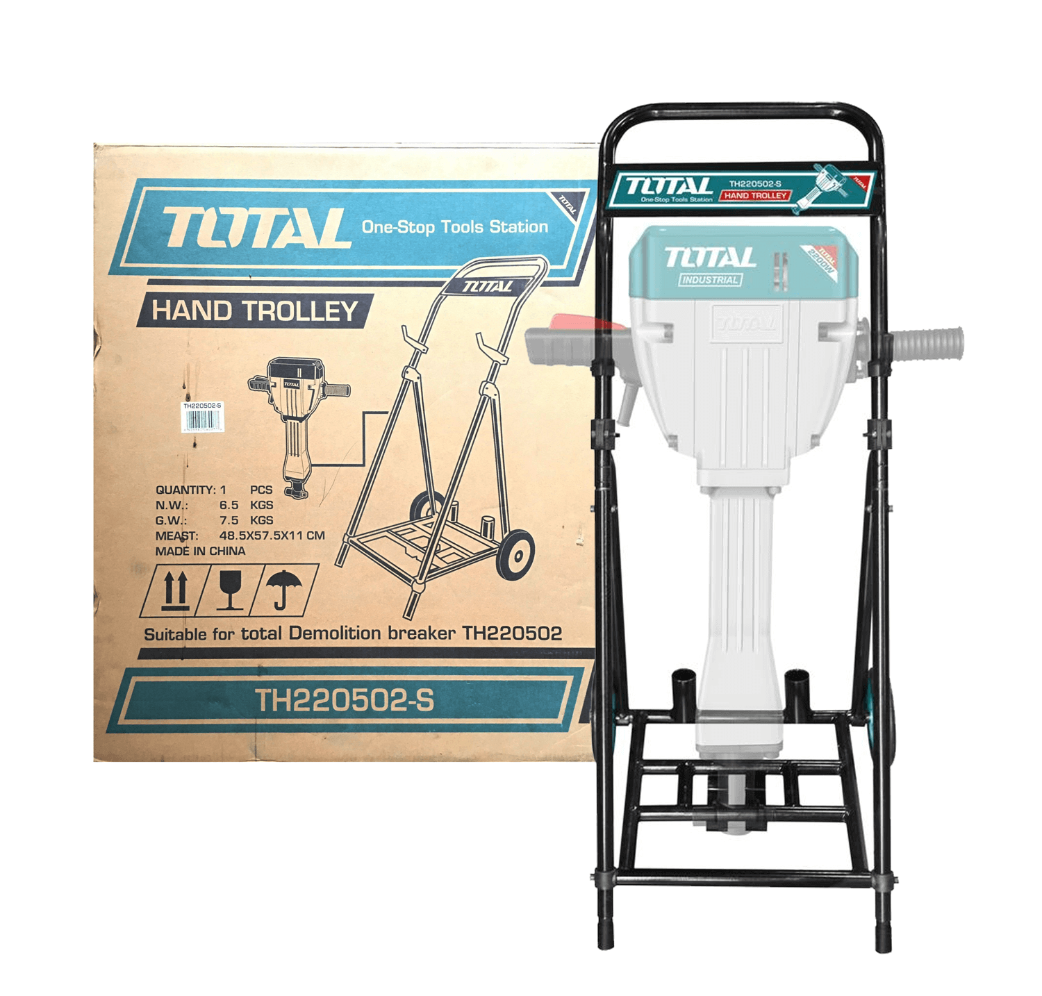 Chân đứng máy đục bê tông TOTAL TH220502-S