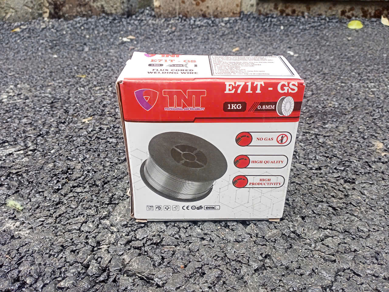 Dây hàn Mig TNT E71T-GS 0.8mm 1kg