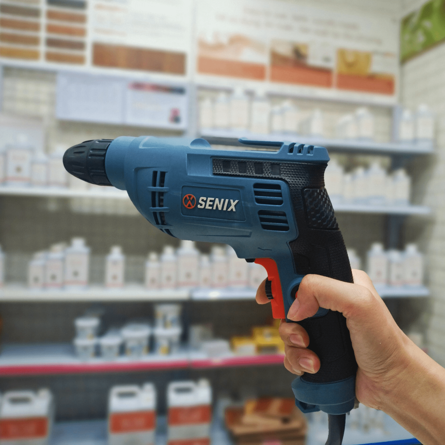 Máy khoan điện 10mm, công suất 500W SENIX PDDE4.5-M-EU