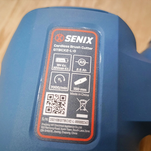 Thân máy cắt cỏ pin 20V SENIX GTBCX2-L-0