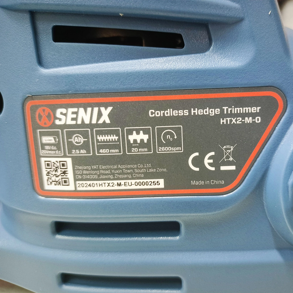 Thân máy cắt hàng rào pin 20V SENIX HTX2-M-0