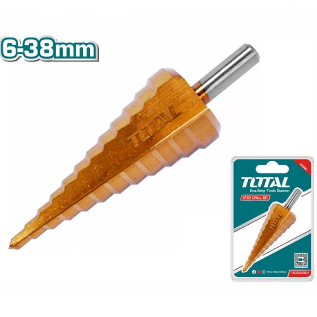 Mũi khoan bậc 6-38mm TOTAL TAC7563801