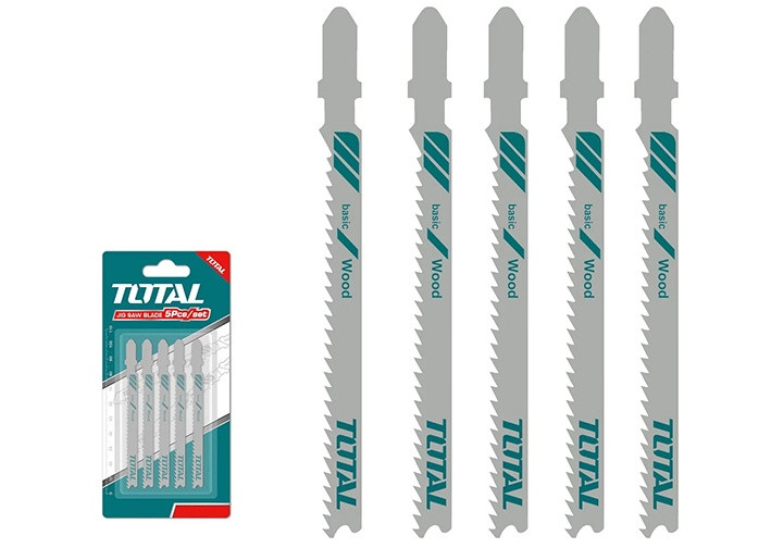 Bộ 5 lưỡi cưa lọng gỗ 10 răng TOTAL TAC51101B