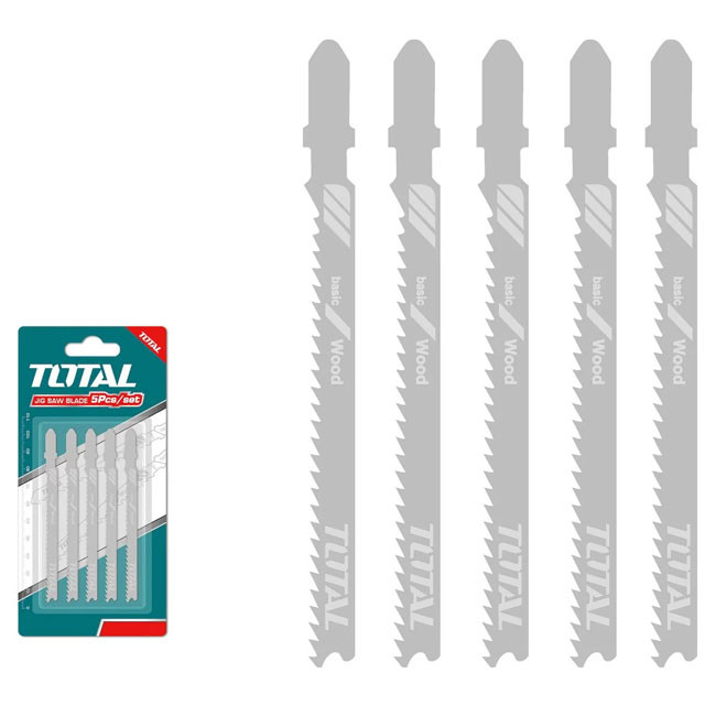 Bộ 5 lưỡi cưa lọng kim loại 21 răng TOTAL TAC51118A