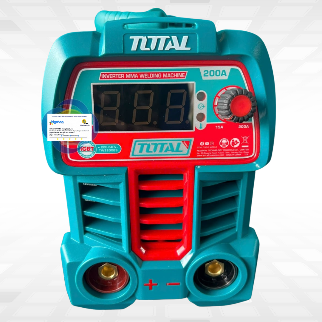 Máy hàn MMA Inverter 200A/79V TOTAL TW220069