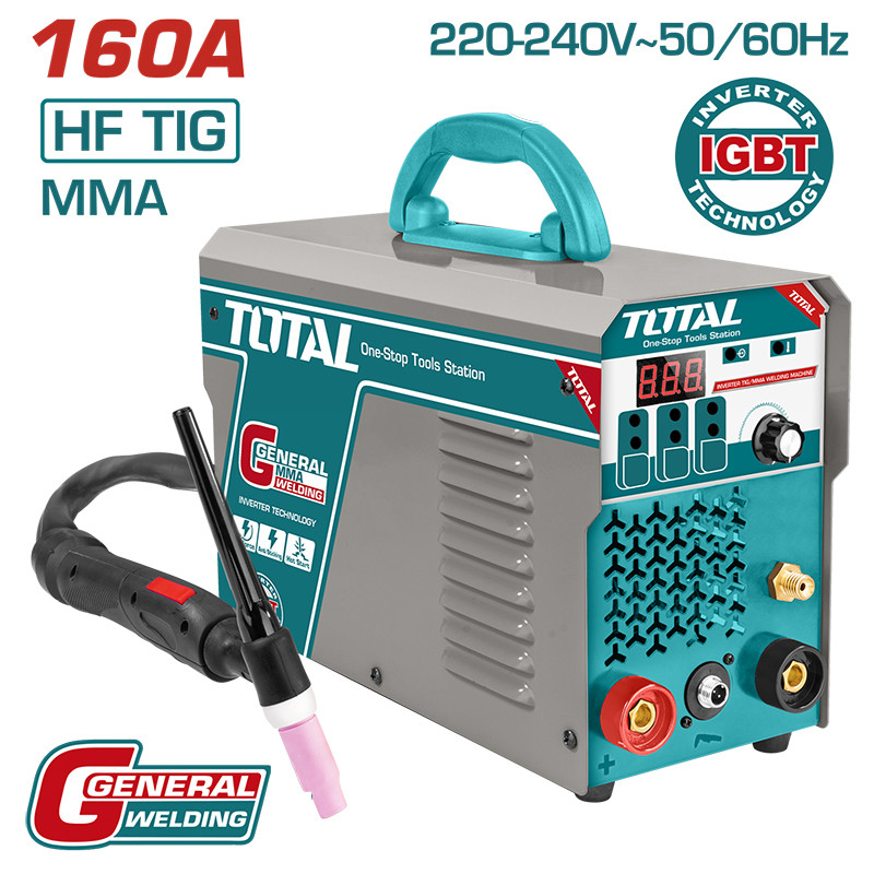 Máy hàn TIG/MMA Inverter 160A/85V TOTAL TIG1601