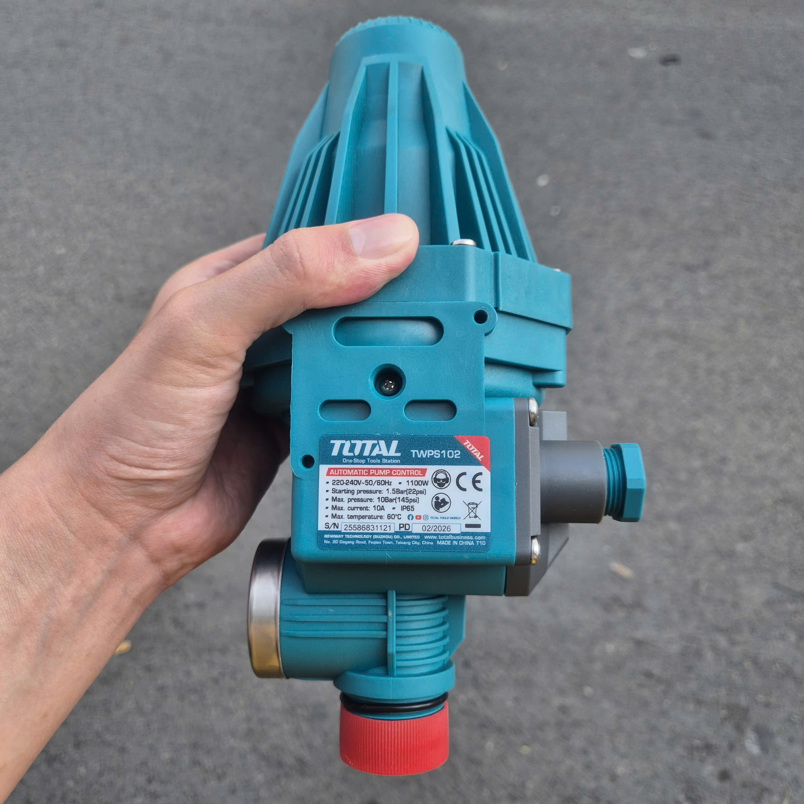 Rờ Le Bơm Nước Tự Động Bằng Áp Suất TOTAL TWPS102