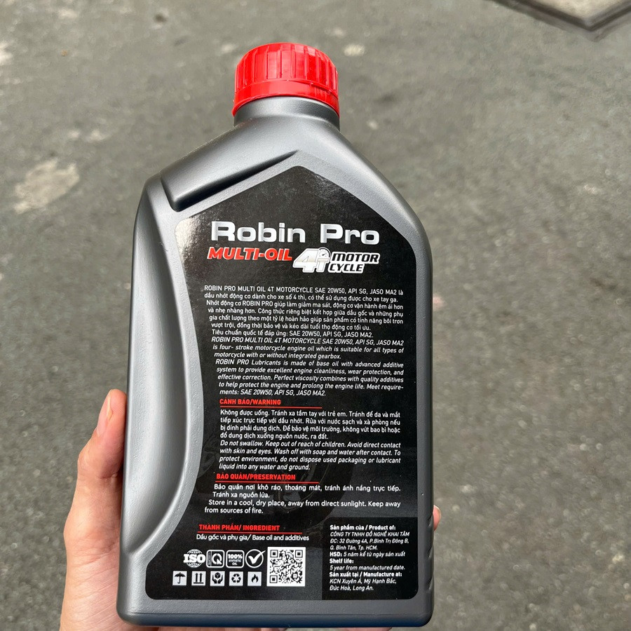 Nhớt 4 thì ROBIN PRO, 1 LÍT 