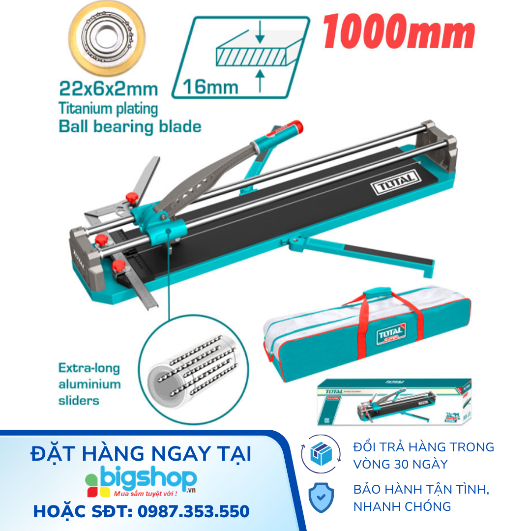 Bàn cắt gạch đẩy tay 1000mm TOTAL THT571001