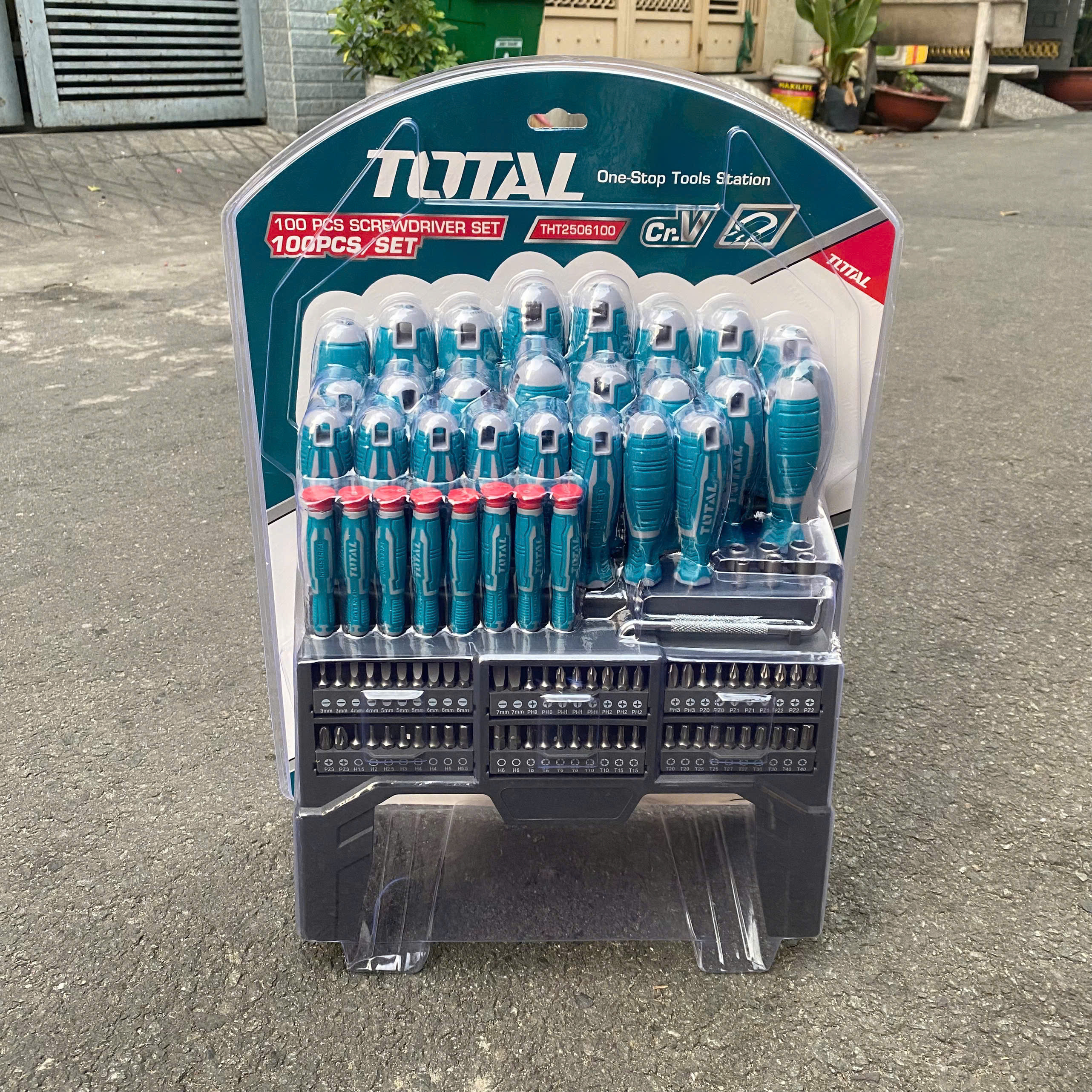Bộ 100 tua vít TOTAL THT2506100