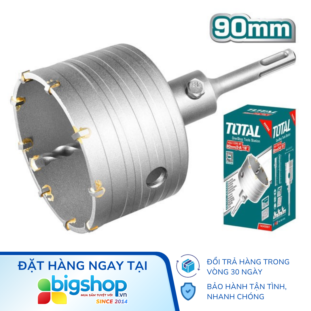 Mũi khoan khoét lỗ tường TOTAL TAC430901 (Kích thước 90mm)
