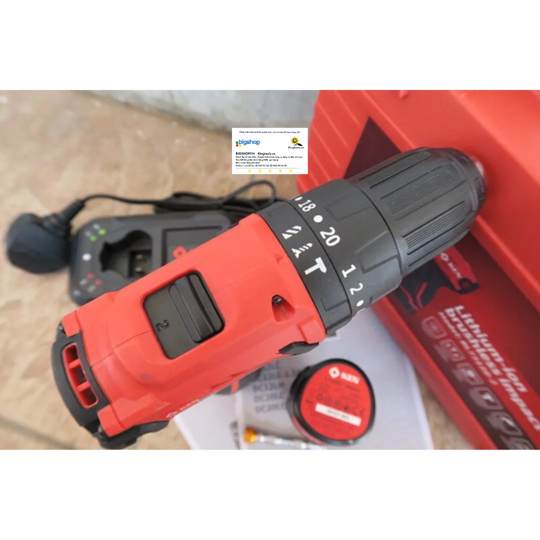 Máy khoan động lực dùng pin 12V KEN BL7312D-2 (45Nm)