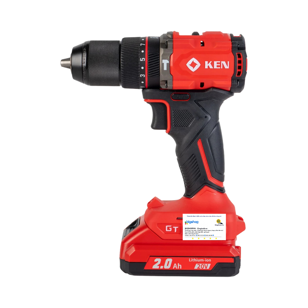 Máy khoan động lực dùng pin 20V KEN BL7220D-20C (13mm)
