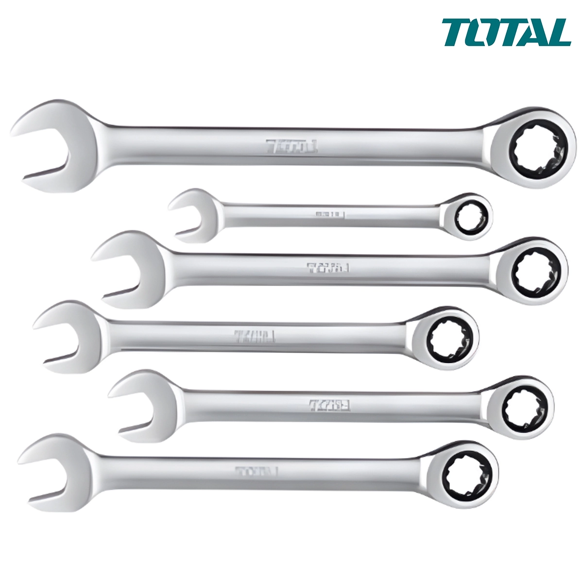 Bộ 6 Cờ lê miệng vòng 2 chiều TOTAL THT102RK566