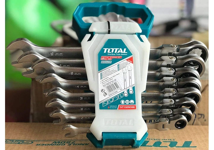 Bộ 8 cờ lê miệng vòng 2 chiều TOTAL THT102RK586