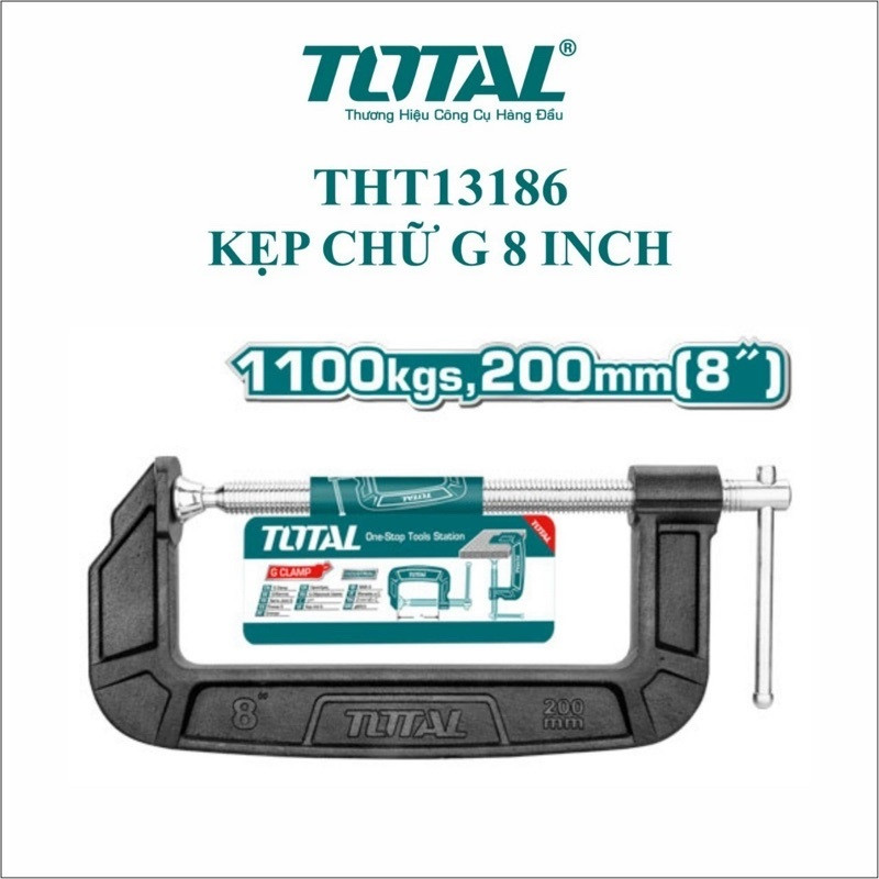 Kẹp chữ G 8inch TOTAL THT13186