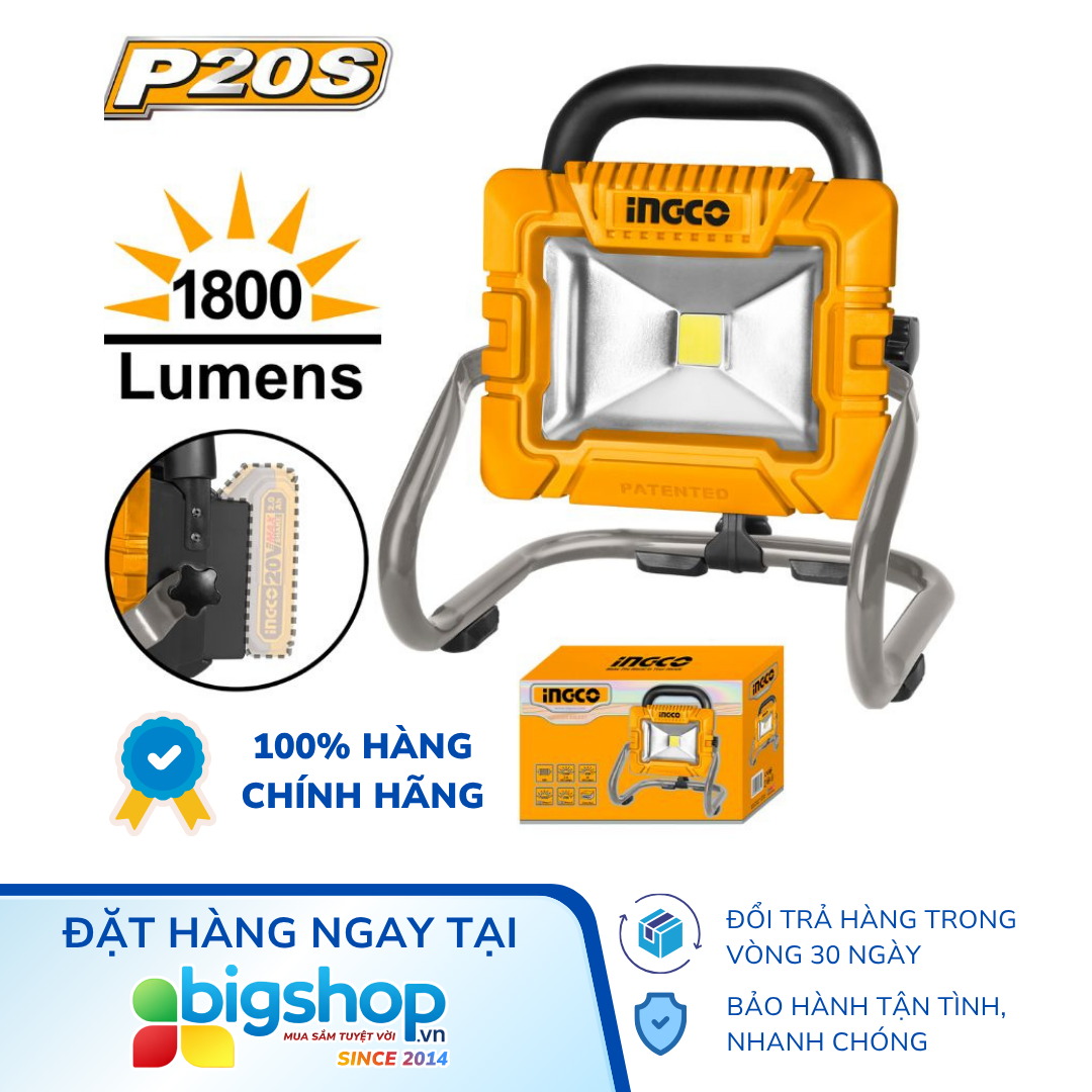 Đèn làm việc dùng pin 20V INGCO CWLI2025 - Thân đèn