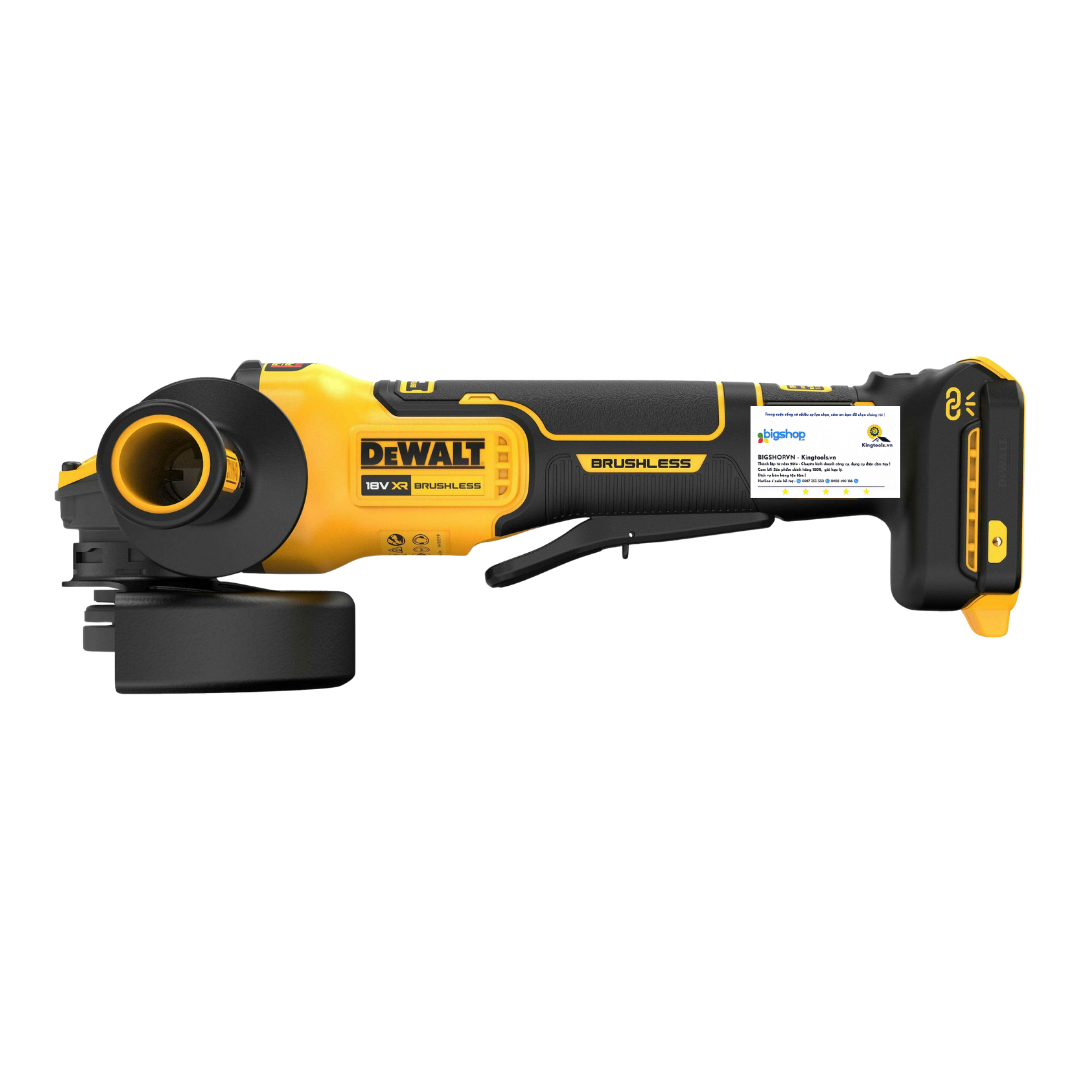 Máy mài góc dùng pin 20V DEWALT DCG416VSN-XJ - Đĩa 125mm, công tắc bóp (Thân máy)