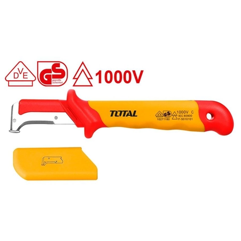 Dụng cụ tước dây điện cách điện lưỡi cong TOTAL THIDCK1851