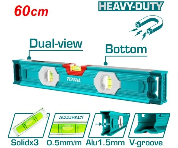 Thước thủy kèm theo nam châm hút 60cm TOTAL TMT26056