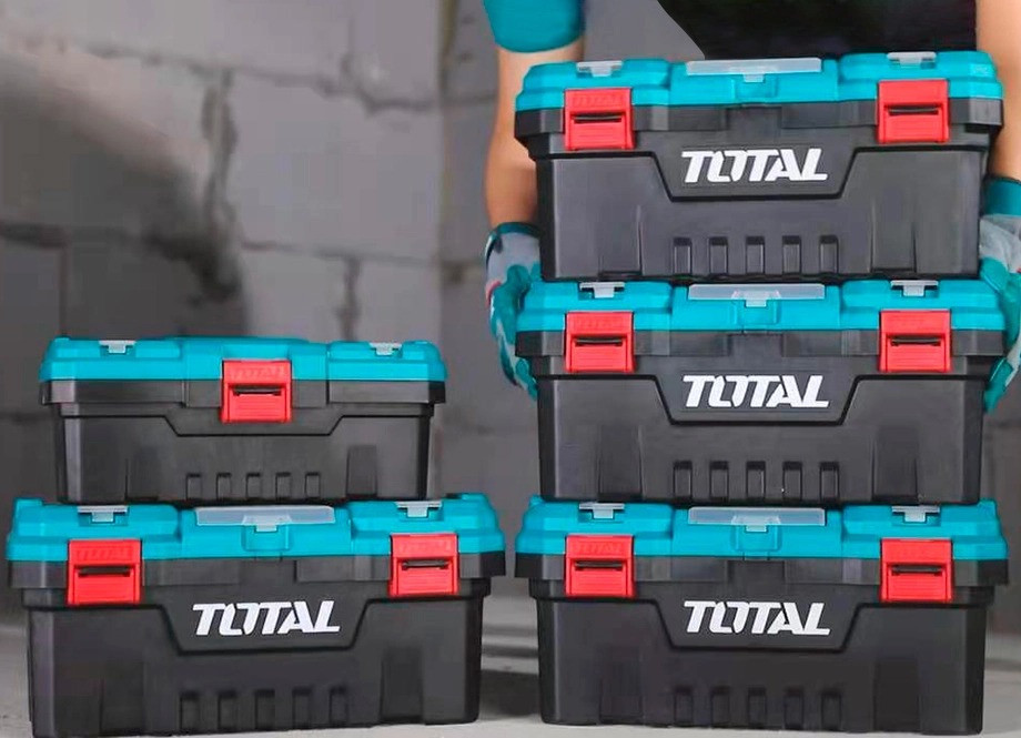 Bộ 3 hộp nhựa đựng công cụ khóa kim loại TOTAL TPBXK0032