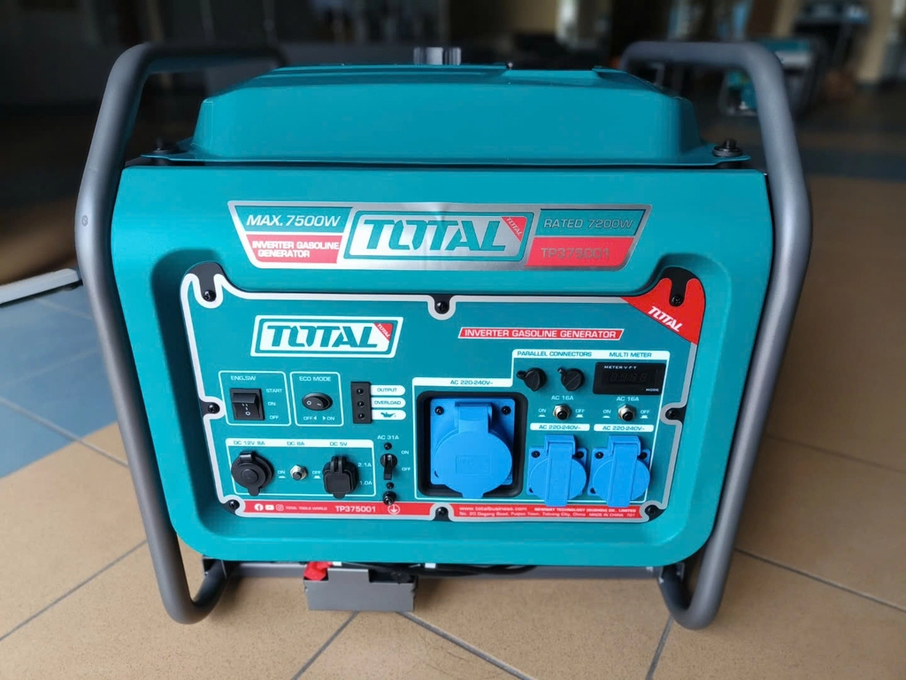 Máy phát điện  dùng xăng biến tần 7.5KW TOTAL TP375001