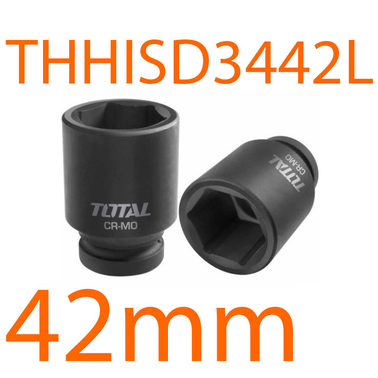 Đầu tuýp tác động 3/4inch 42mm TOTAL THHISD3442L