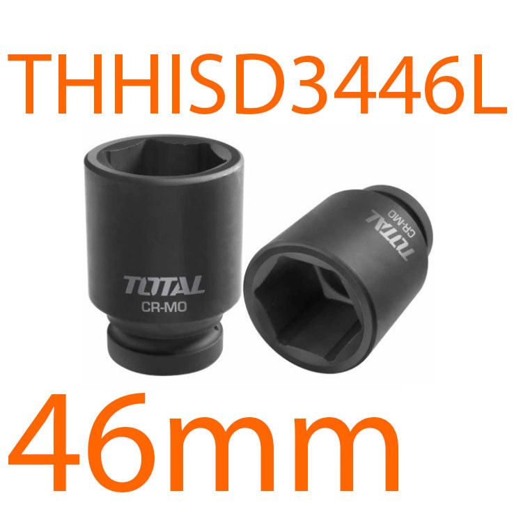 Đầu tuýp tác động 3/4inch 46mm TOTAL THHISD3446L