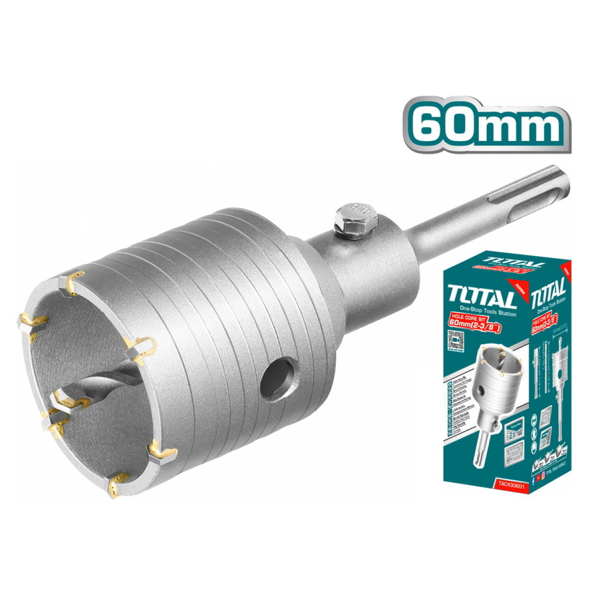 Mũi khoan lỗ 60mm TOTAL TAC430601