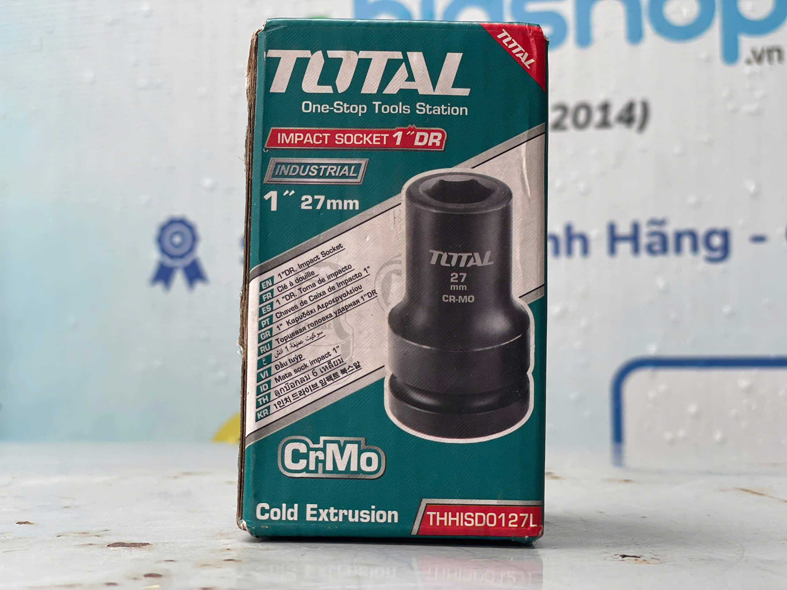 Đầu tuýp đen lục giác vuông 1 inch TOTAL THHISD0127L