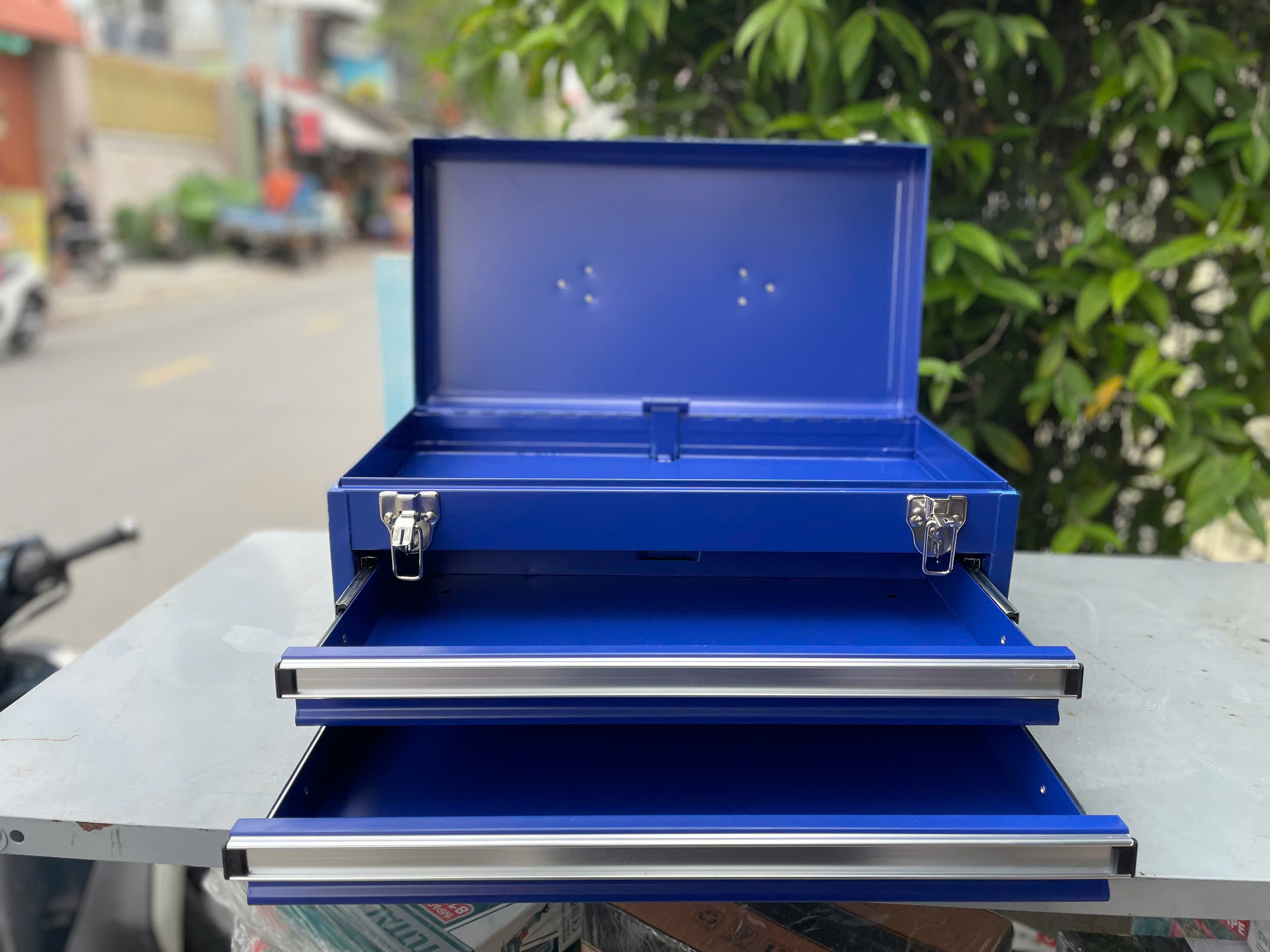 Thùng đựng đồ nghề 2 ngăn kéo 460x240x220mm Workpro WP282005