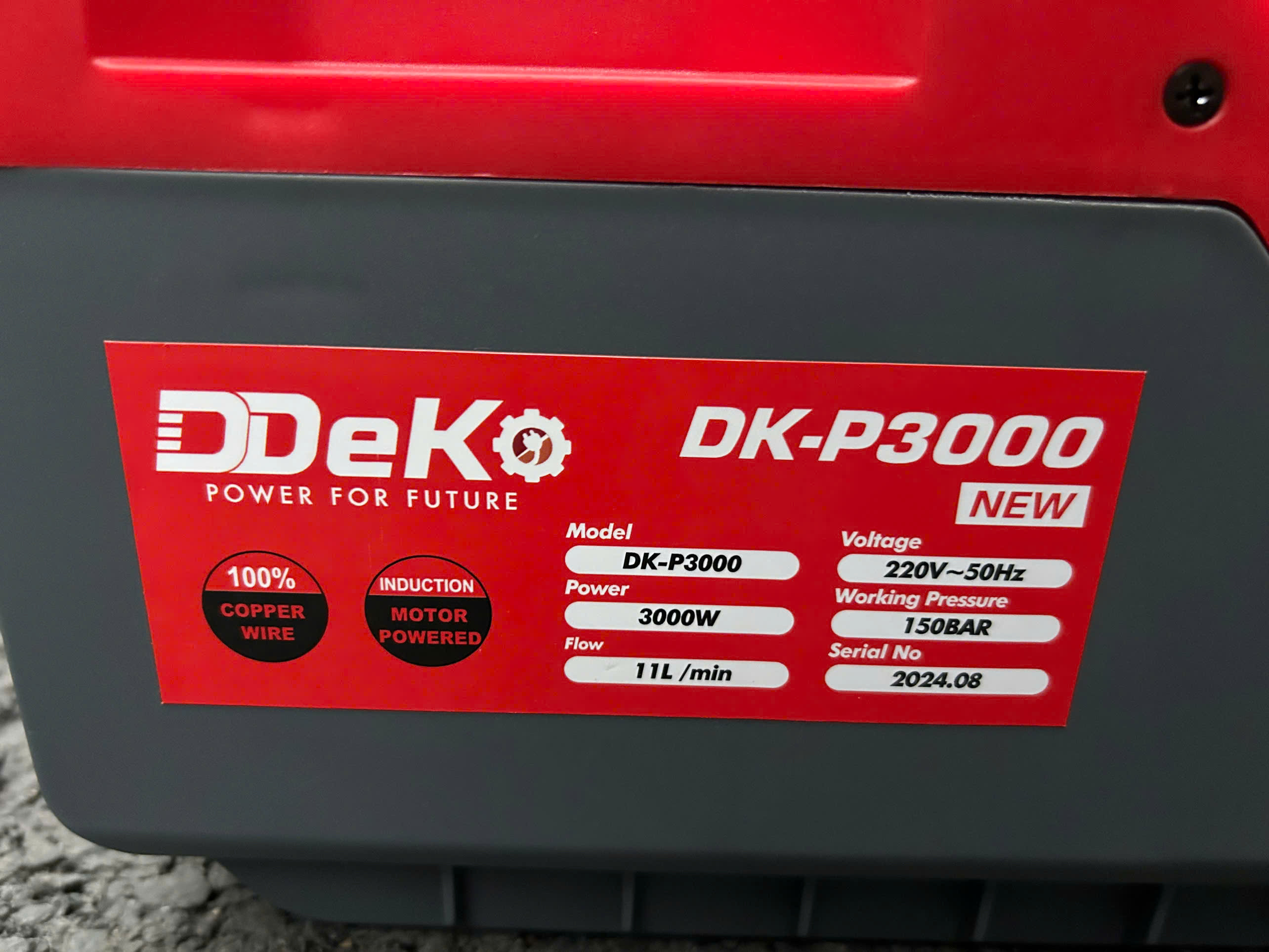 Máy Rửa Xe DEKO 3000W DK-P3000