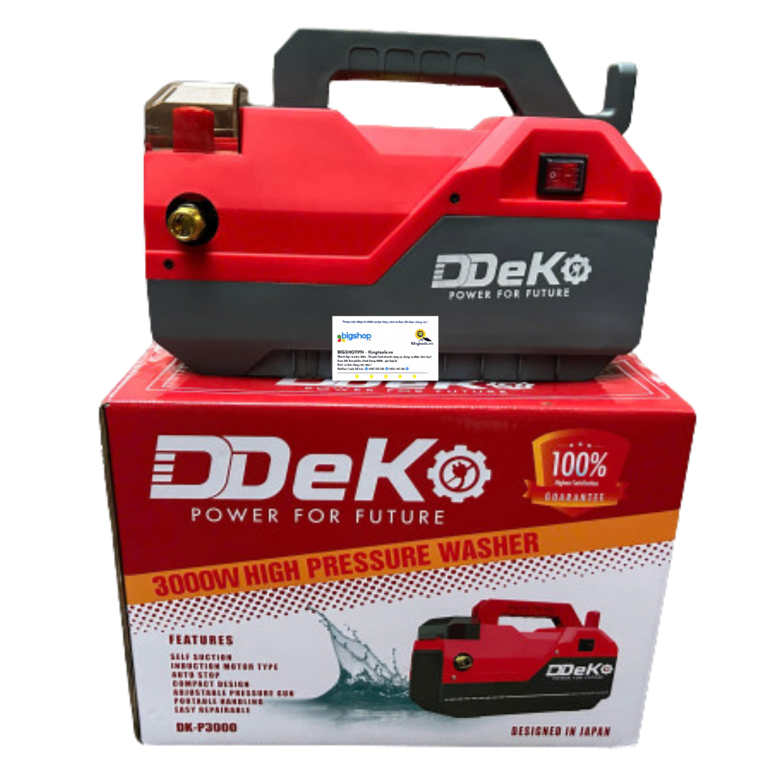 Máy rửa xe DDEKO DK-P3000 (Công suất 3000W)