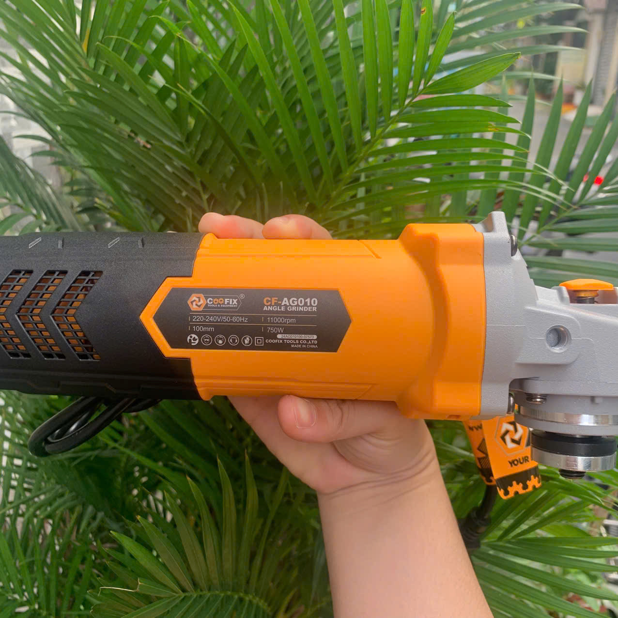 Máy mài góc COOFIX CF-AG010, 100mm, 750w, công tắc đuôi