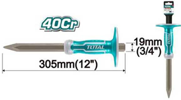 Đục bê tông nhọn (24/T) TOTAL THT4421219