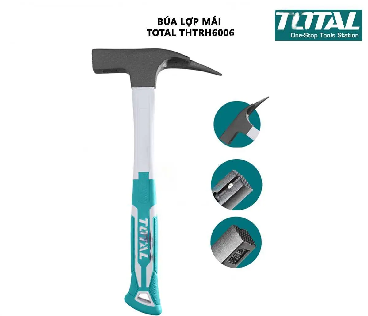 Búa lợp mái 600g TOTAL THTRH6006